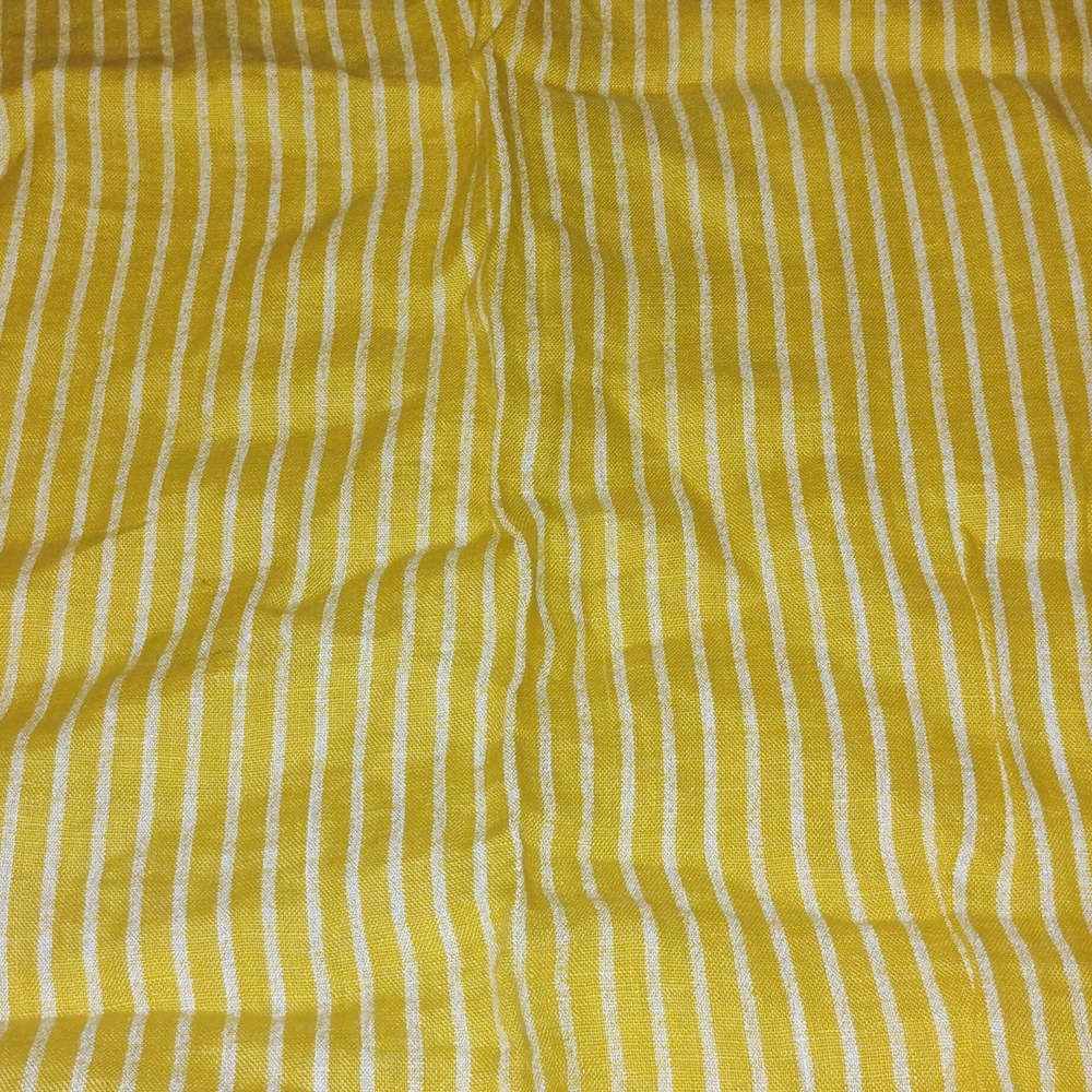 Yellow Striped Women's Top